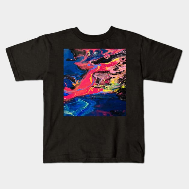 Your Own Galaxy Kids T-Shirt by catflocreations